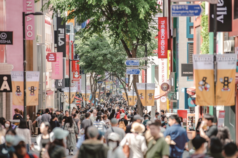 Myeongdong shopping street