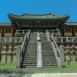 울산 대왕암공원 출렁다리와 동해 일출 풍경