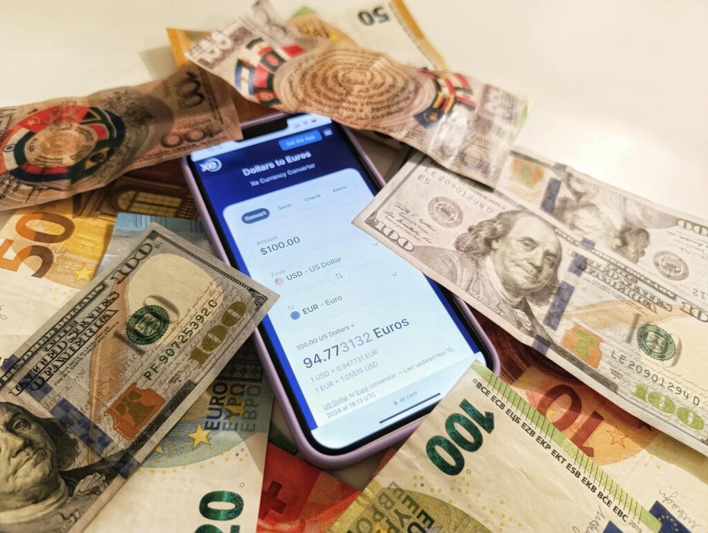Korea overseas remittance fintech app FX rate comparison