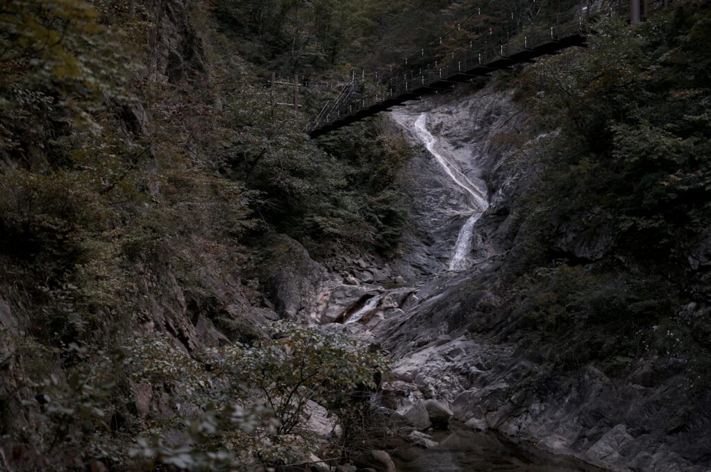 Seoul subway valley Sillim water play area scenery