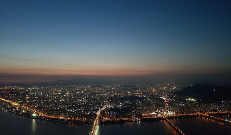 서울 야경 시간대 — 한강 스카이라인 블루아워