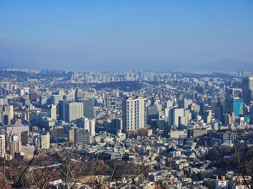 Seoul hotspots guide — city skyline view