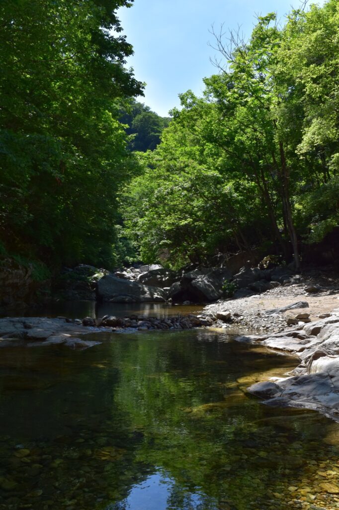 Yongchu Valley clear water in Gapyeong — Gyeonggi valley day trip near Seoul