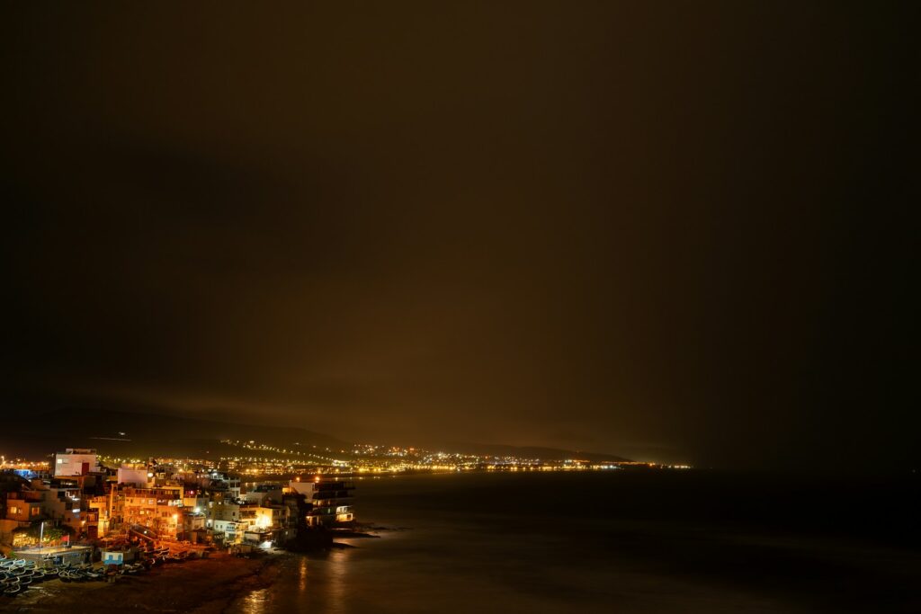 Gwangalli night view of Busan Gwangalli Beach skyline