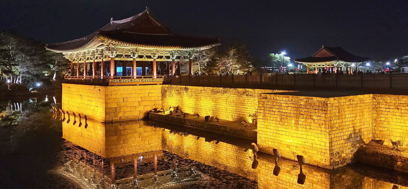 경주 자전거 여행 동궁과 월지 야경