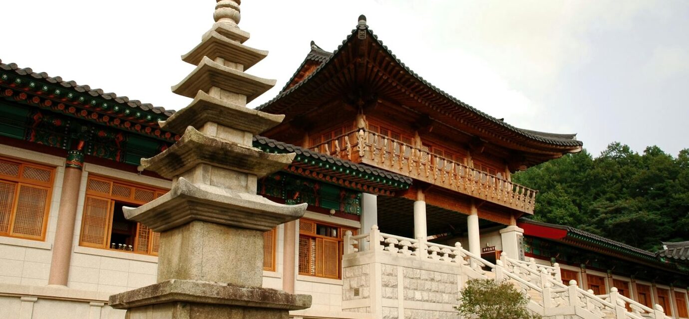 익산 미륵사지 백제 석탑 풍경