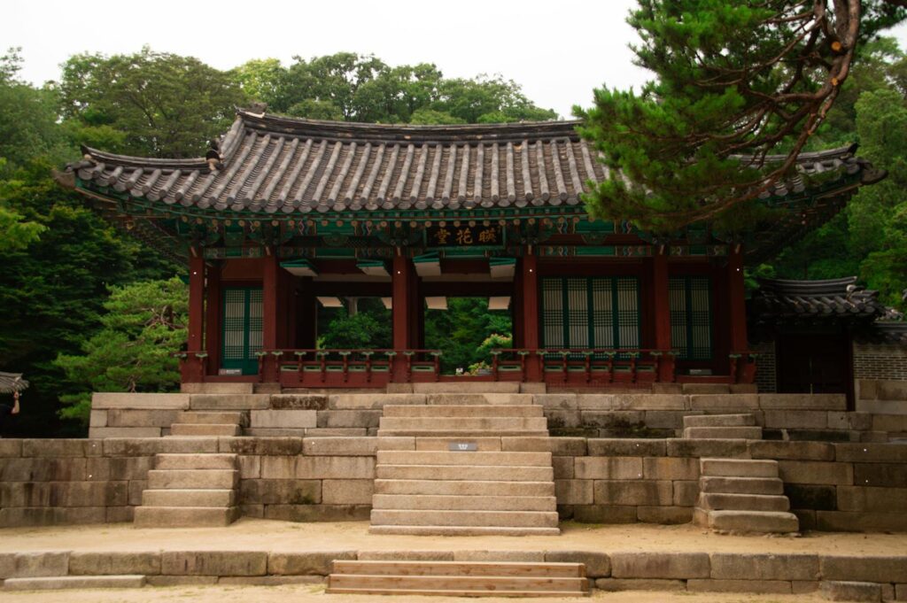 Iksan Mireuksa Baekje temple site grounds