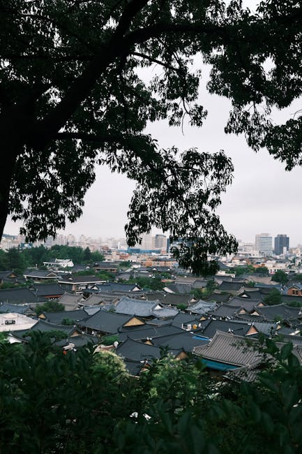 Jeonju couple hanok night view — romantic hanok night scene 2