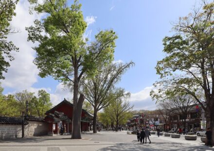 전주 경기전 향교 산책 코스의 경기전 정전 외관