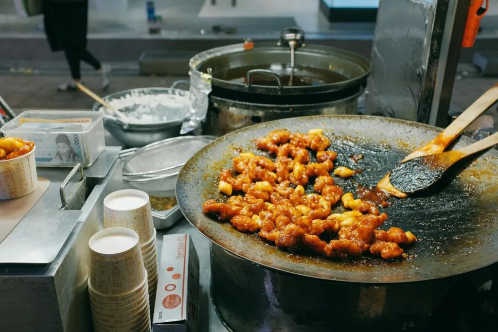 Jeonju night market street food scene